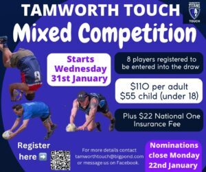 Mixed Competition Registrations Now Open